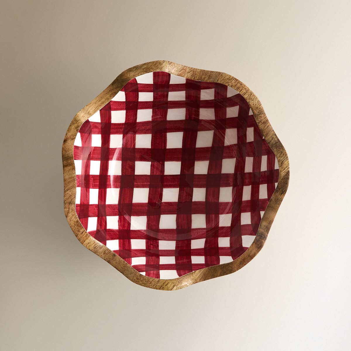 Fruteira Envernizada Farm Vermelho-3