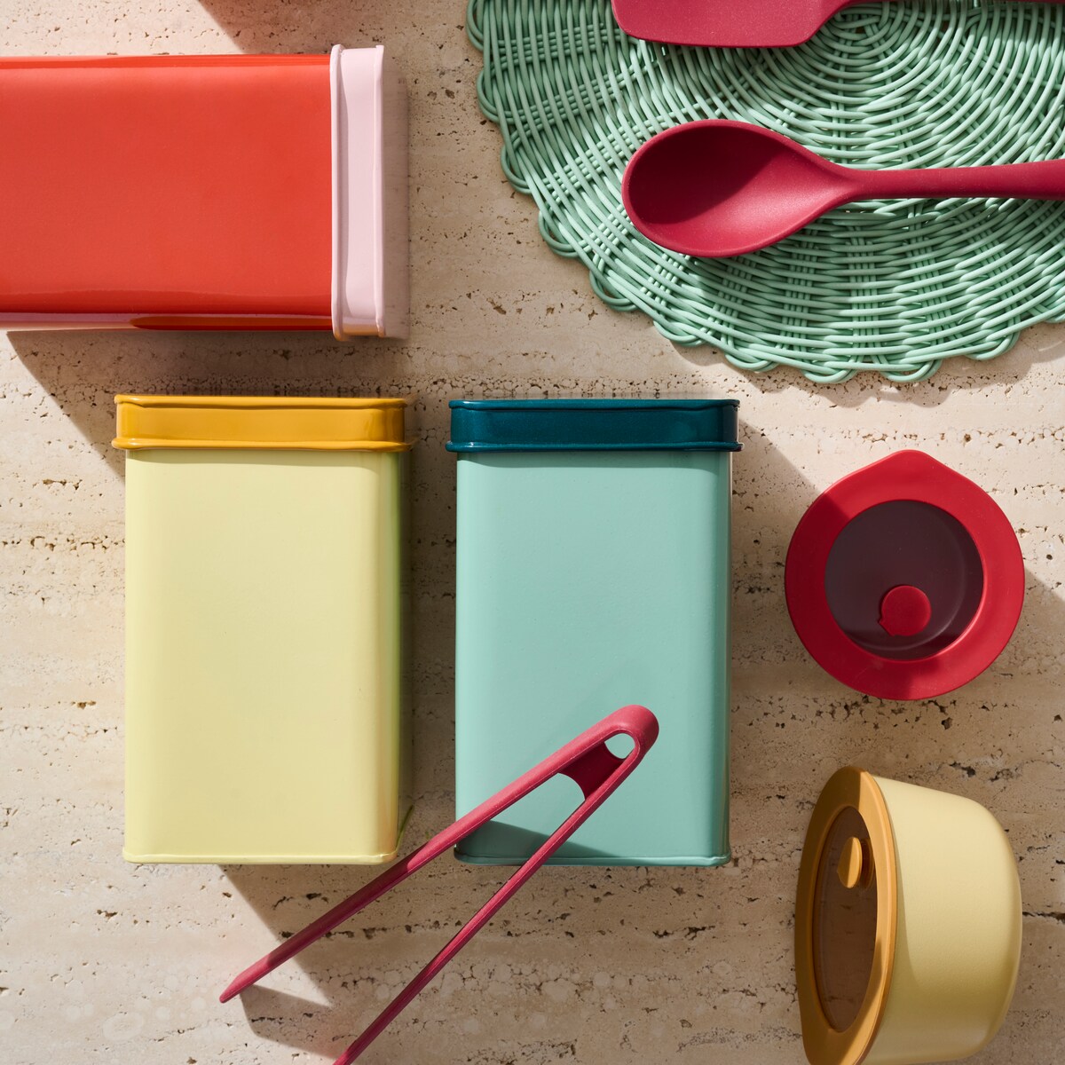 Fruteira de Dois Pisos Colors Verde-4