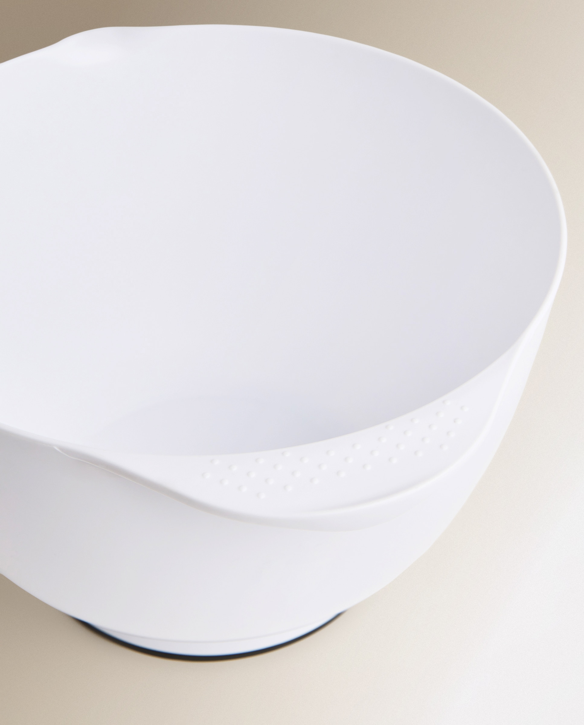 Tigela de Plástico Branco-3