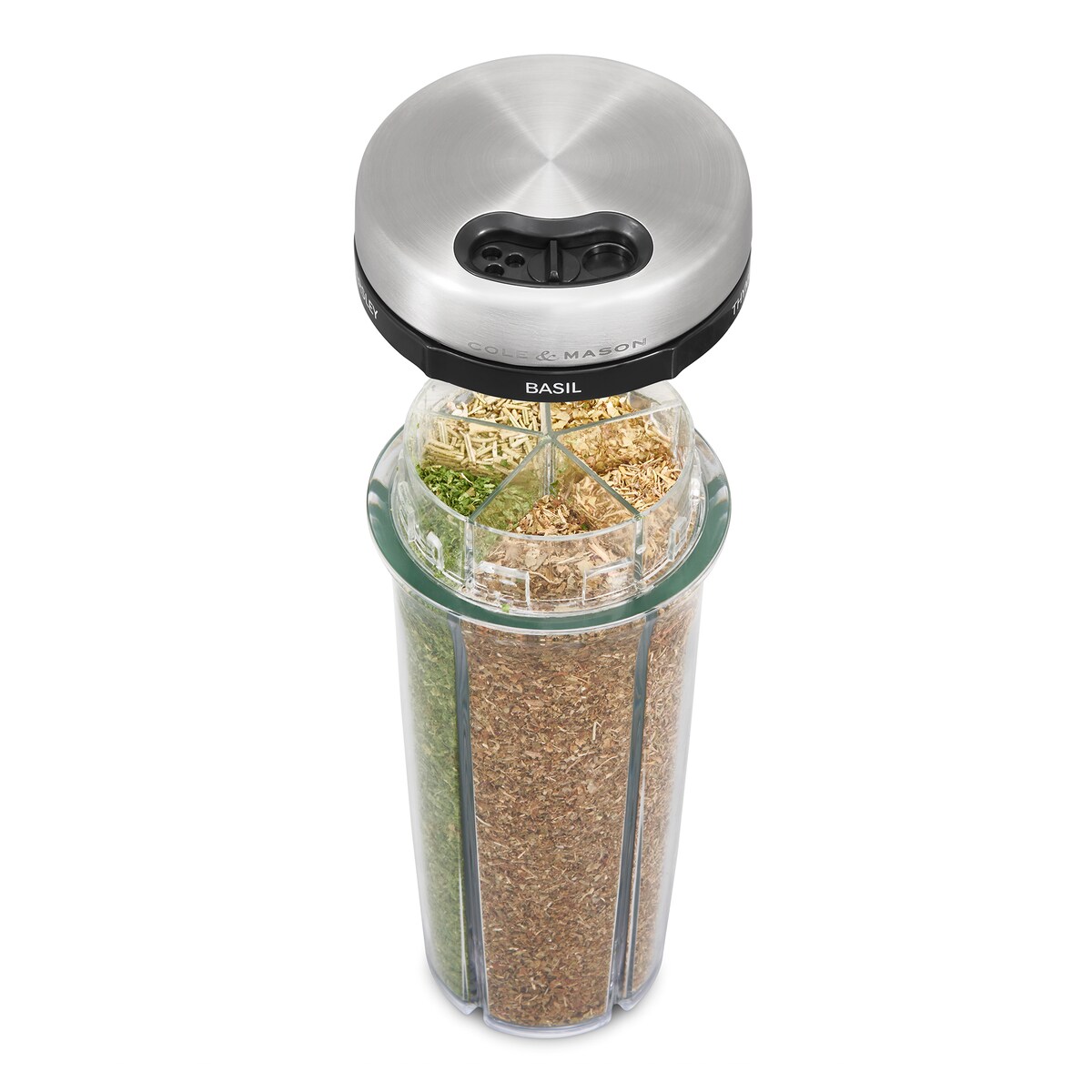 Especiero relleno de hierbas Cole & Mason Transparente-3