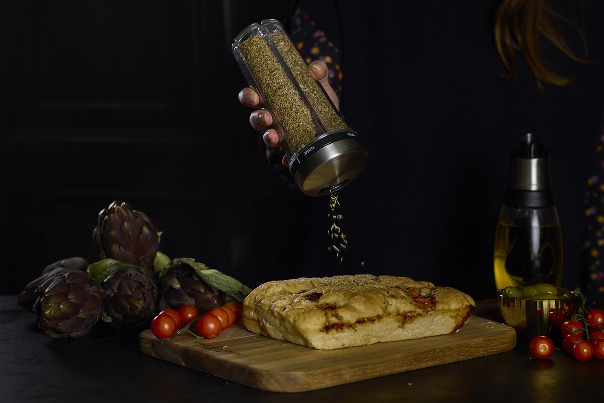 Especiero relleno de hierbas Cole & Mason Transparente-6