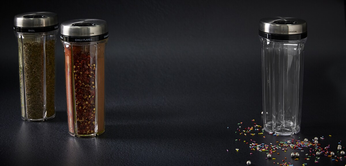 Especiero relleno de hierbas Cole & Mason Transparente-7