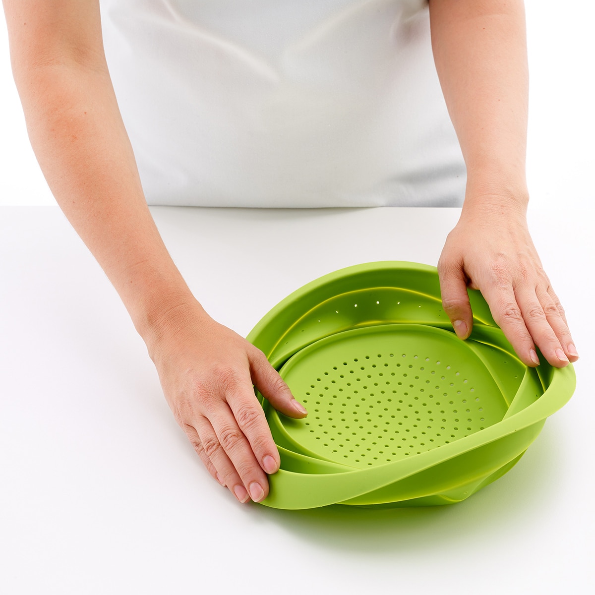 Escorredor dobrável Lékué Verde-4