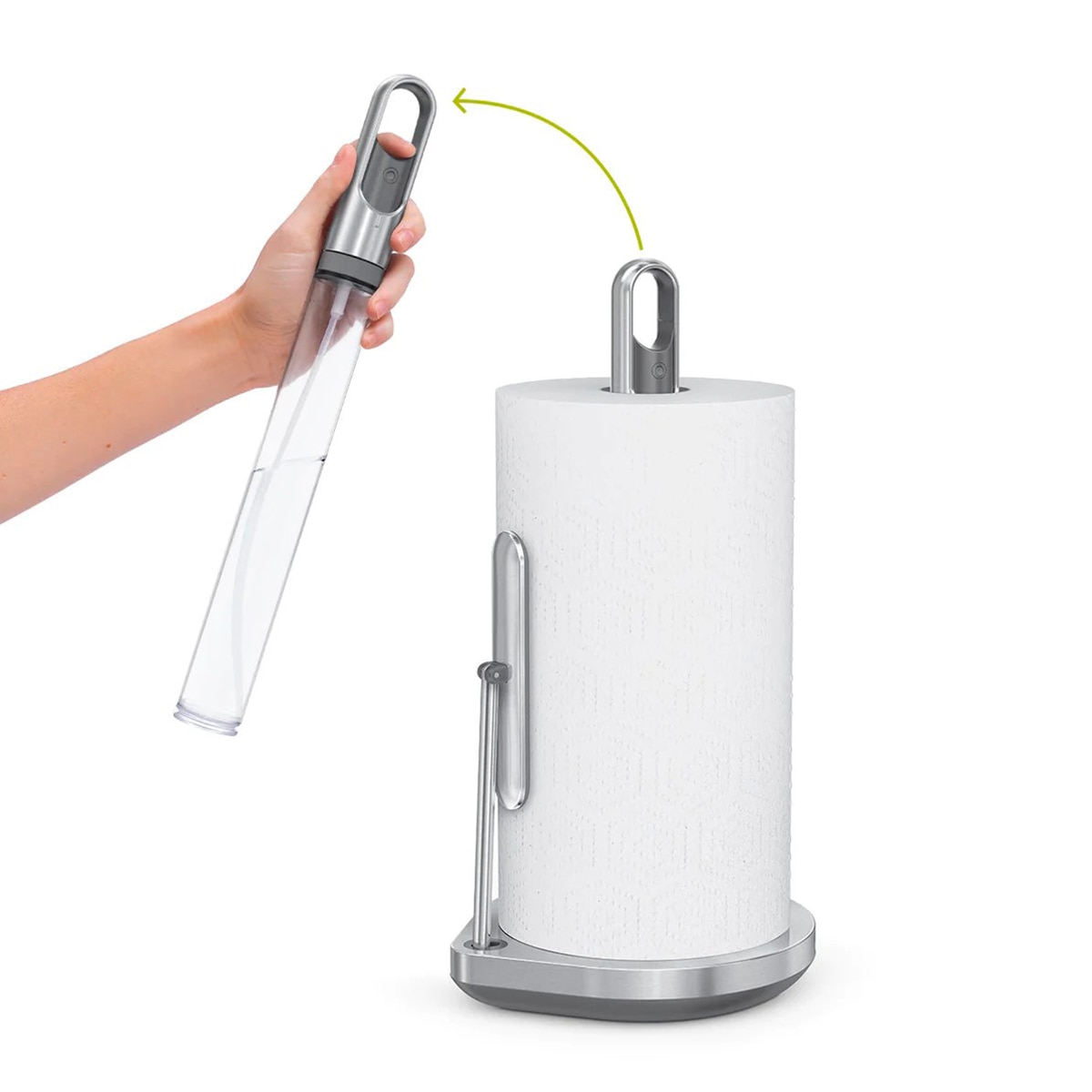 Porta-rolos de Papel com Pulverizador KT1196 Aço-4