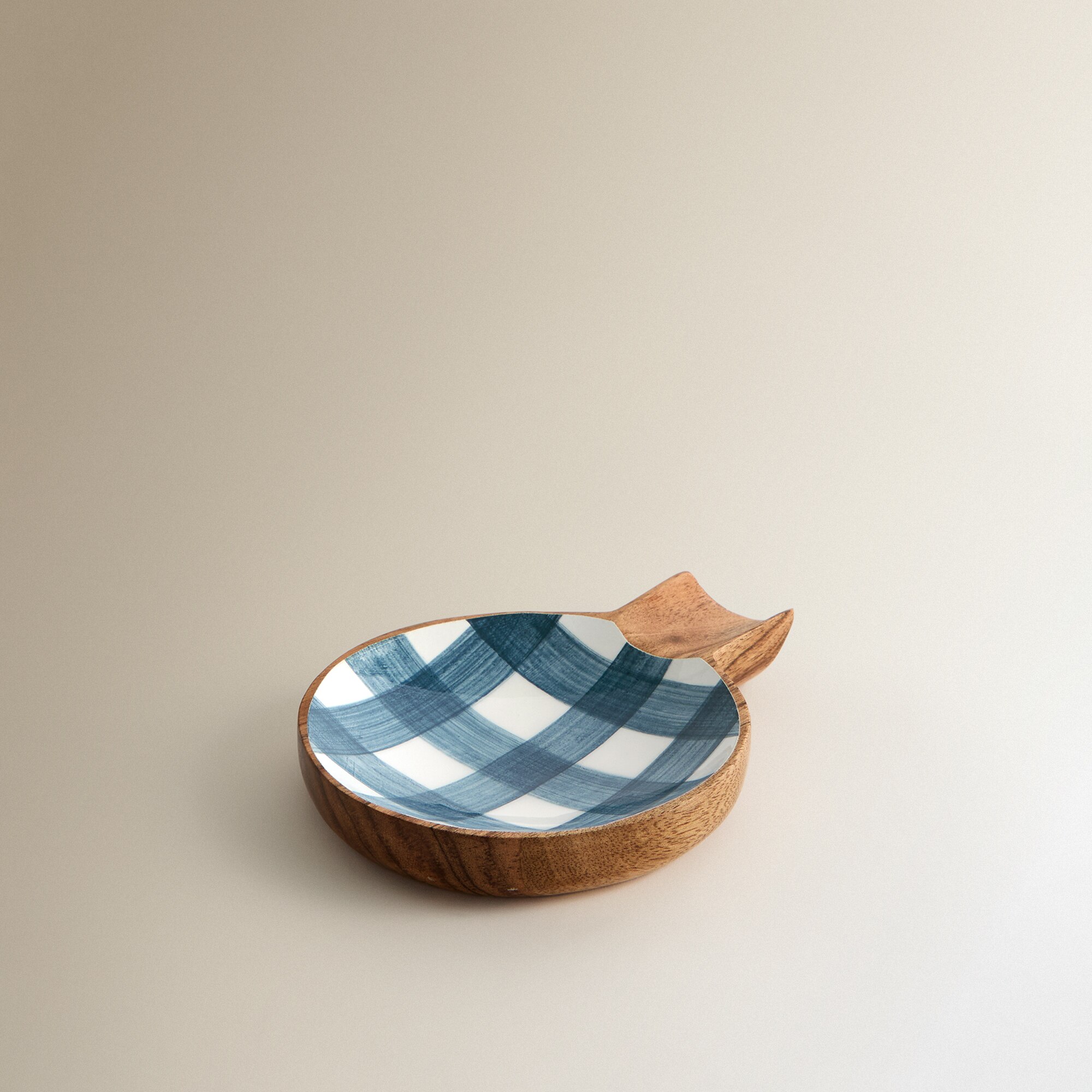 Base para Colher Envernizada Farm Azul-2