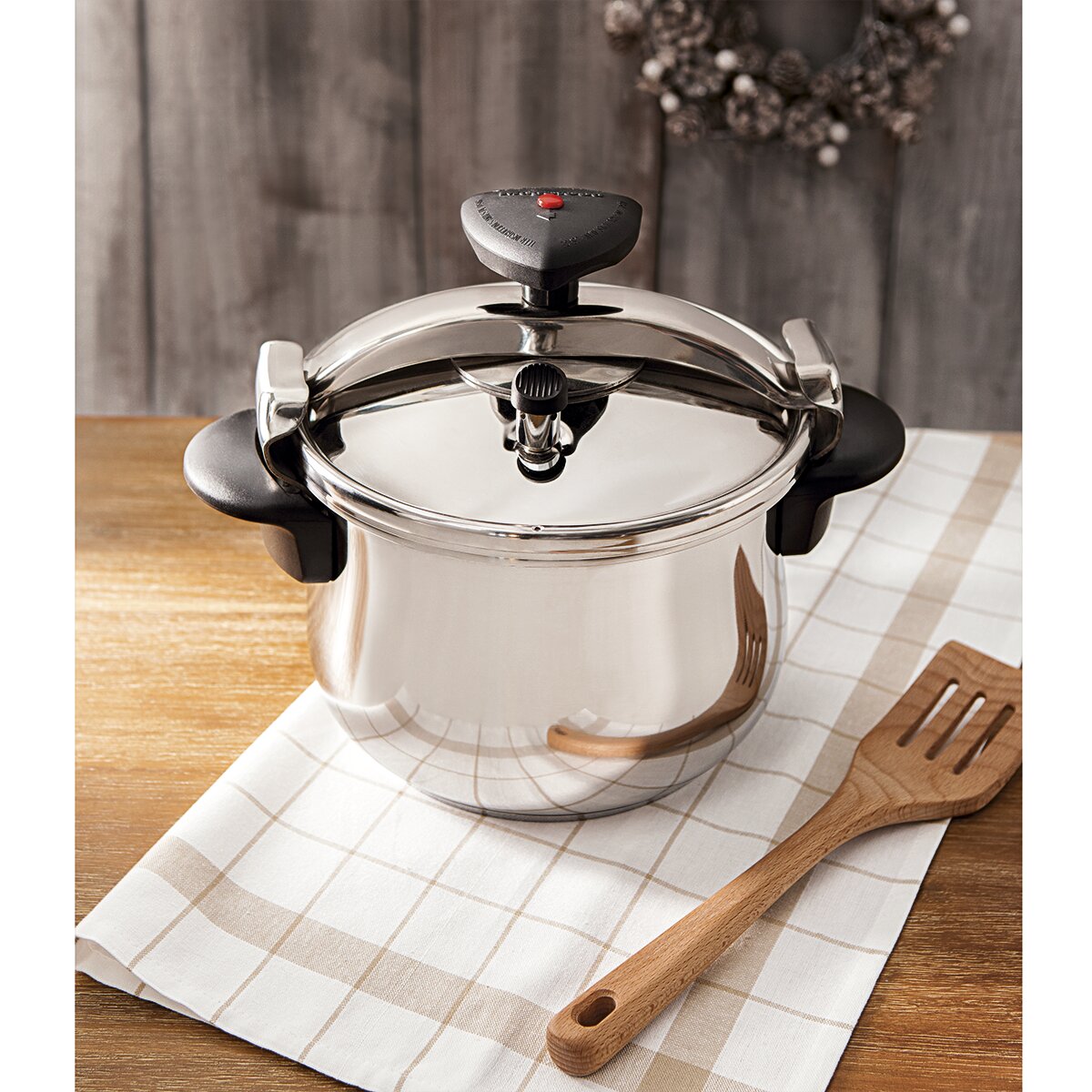 Olla express Magefesa Star Bombeada Acero-2