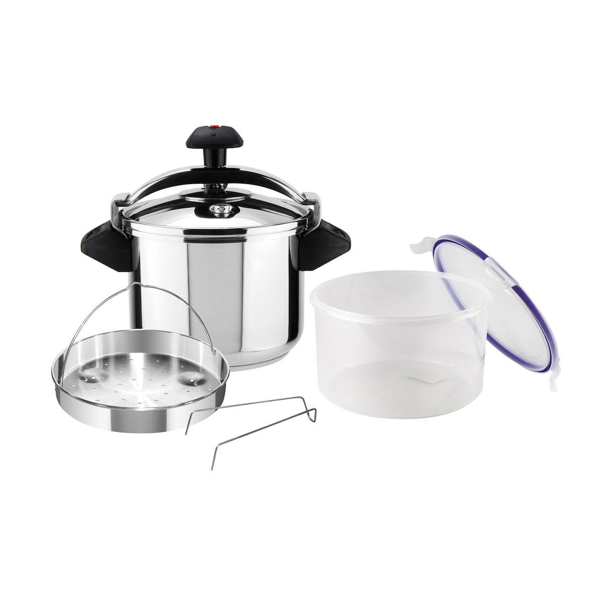 Olla express + regalos Inoxtar Magefesa Acero-1