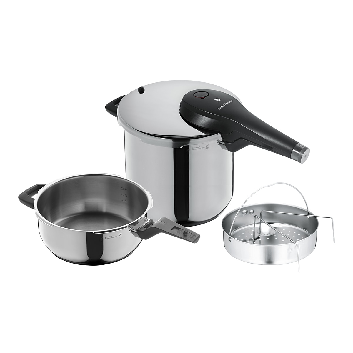 Imagem 0 de Conjunto de Panela de Pressão Perfect Premium - 6,5 L + Corpo - 3 L