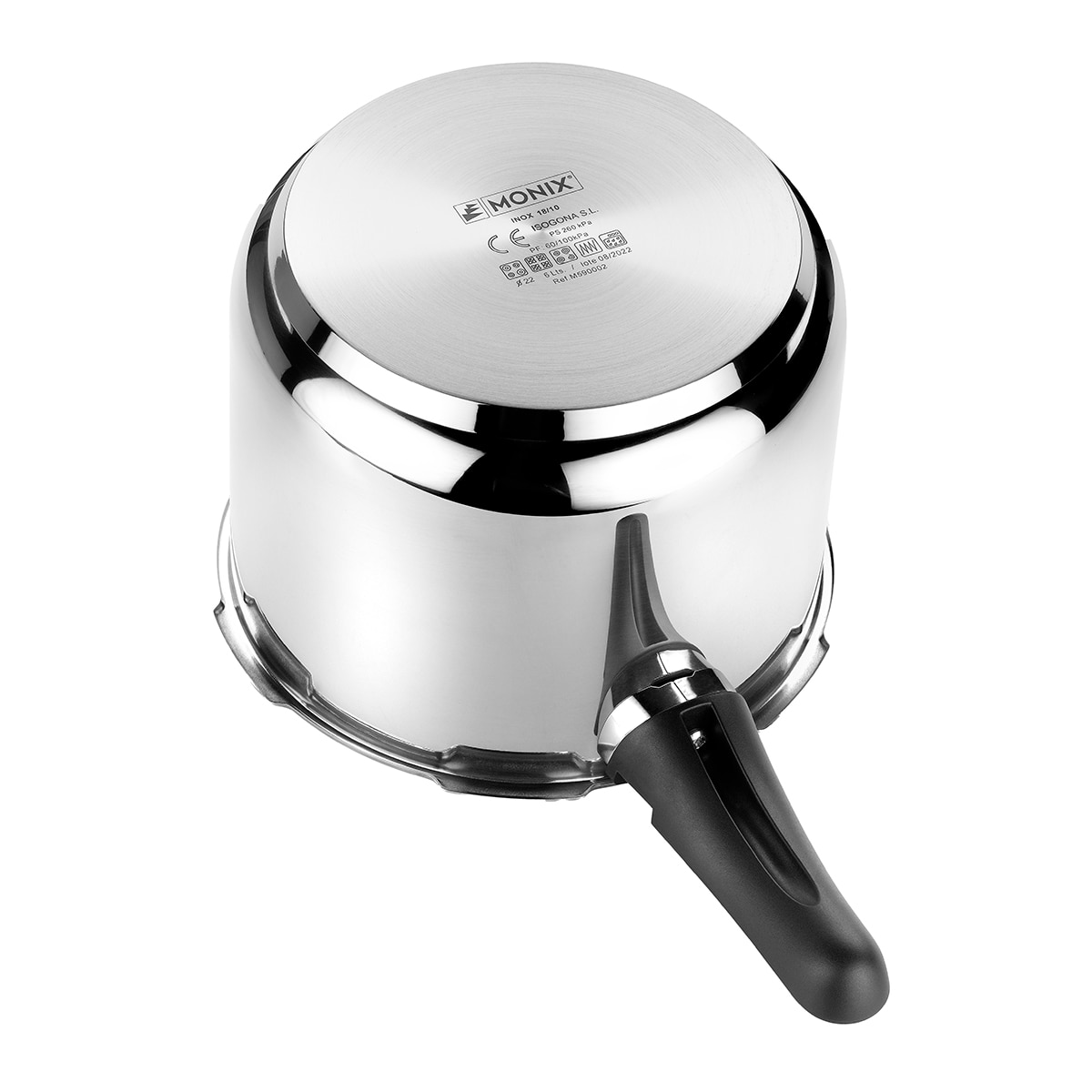 Olla a presión superrápida Speed Monix Acero-6