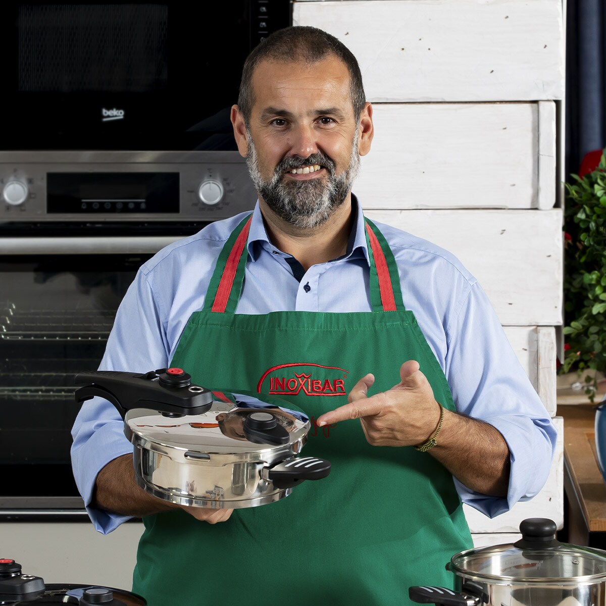 Olla a presión G-Sola Inoxibar Acero-2