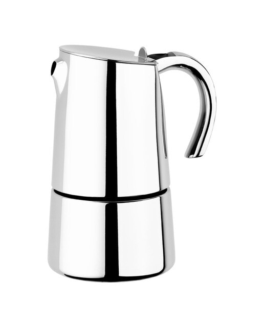 Imagem 0 de Cafeteira italiana de aço inoxidável indução Bella Bra