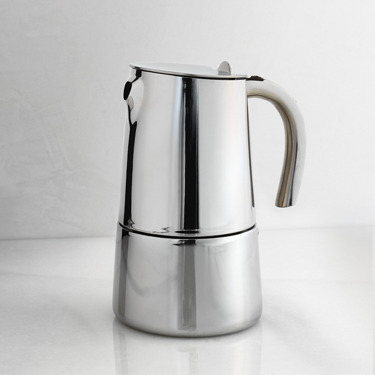 Cafeteira italiana de aço inoxidável indução Bella Bra Aço-3