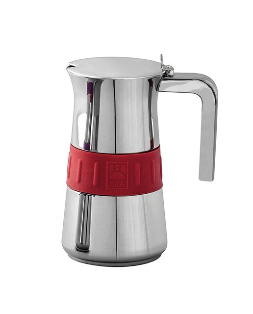 Imagem 0 de Cafeteira italiana de aço inoxidável de indução Elegance