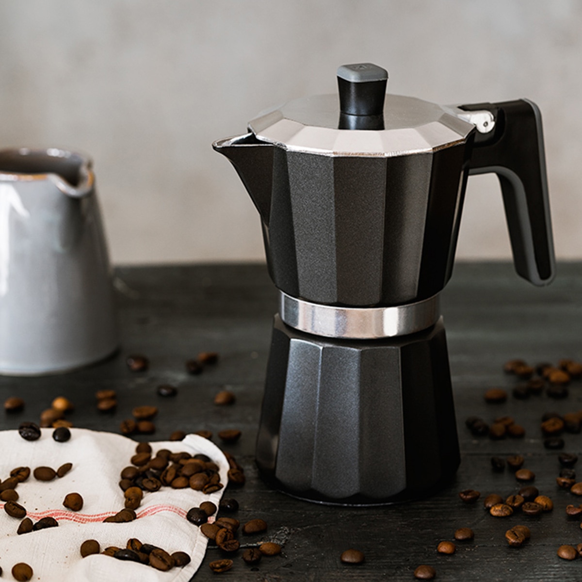 Cafeteira de Alumínio Perfecta - Preto Preto-3