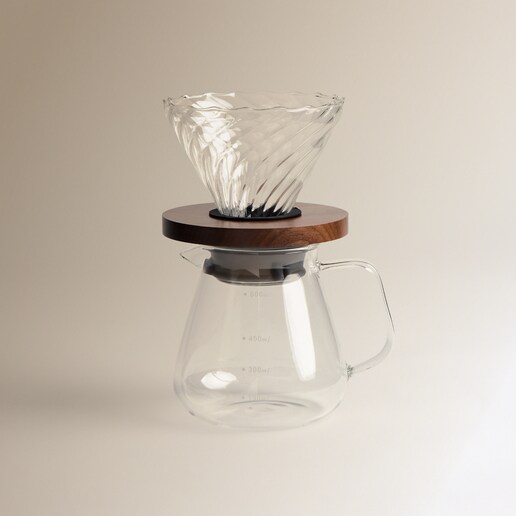 Cafetera de goteo nogal + 50 filtros