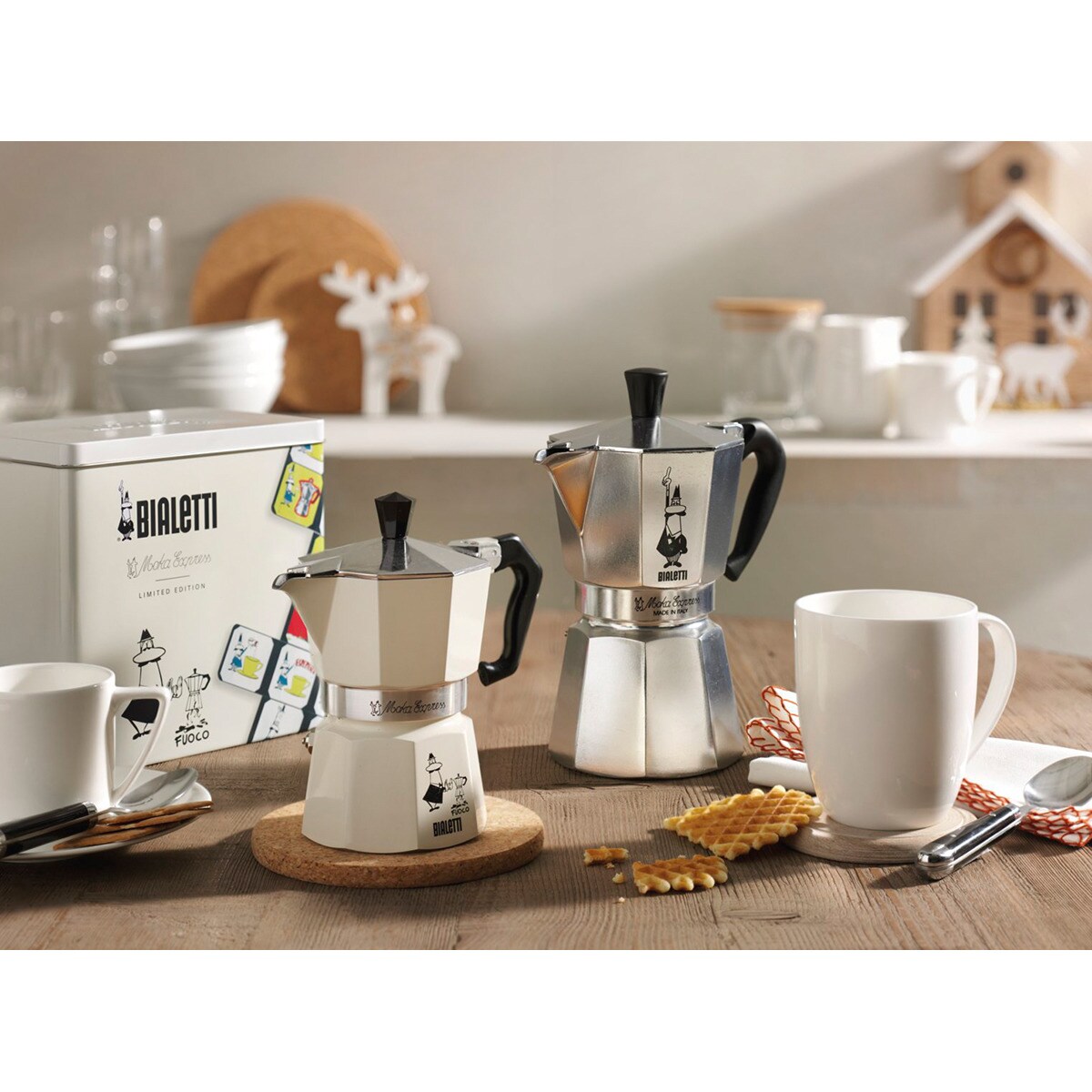 Cafeteira de Alumínio Moka Express Cinzento-claro-3