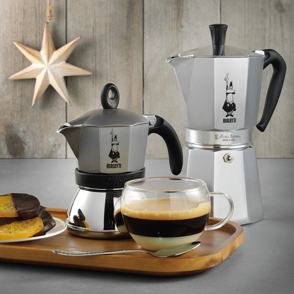 Cafeteira de Alumínio Moka Express Cinzento-claro-4