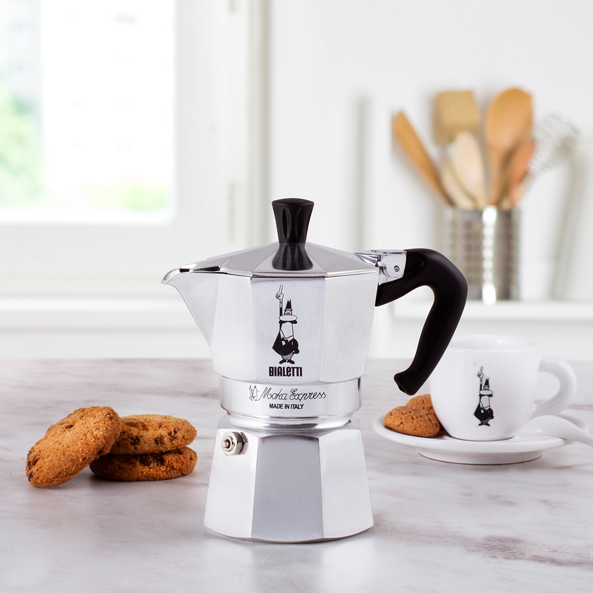 Cafeteira de Alumínio Moka Express Cinzento-claro-6