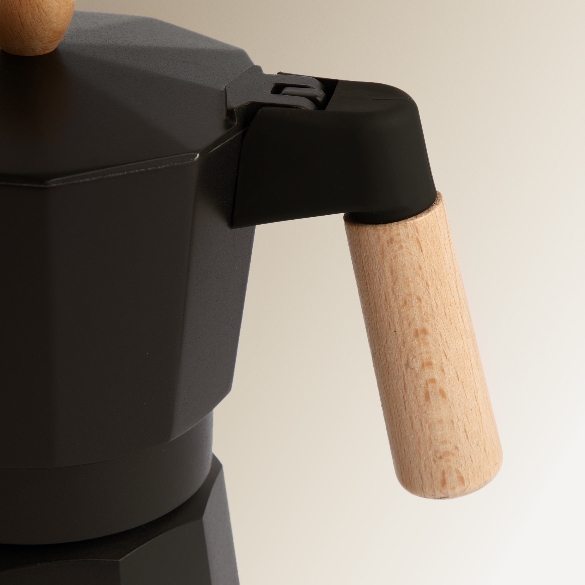 Cafetera italiana Deco Negra El Corte Inglés - Negro 6 Tazas Negro-3