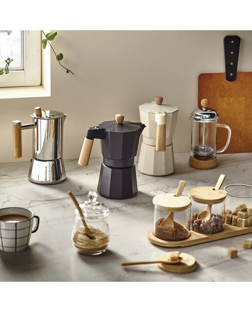 Cafetera italiana Deco Negra El Corte Inglés - Negro 6 Tazas Negro-5