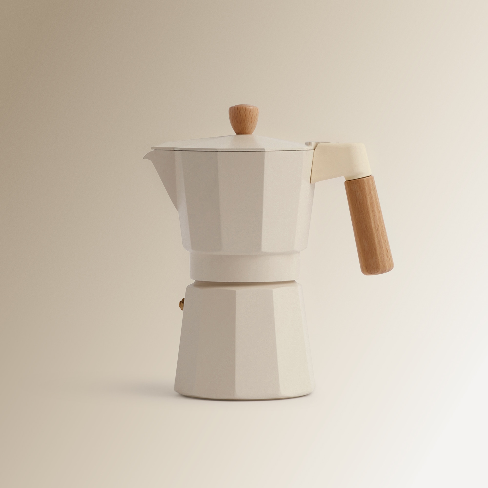 Imagem 0 de Cafeteira italiana Deco creme El Corte Inglés