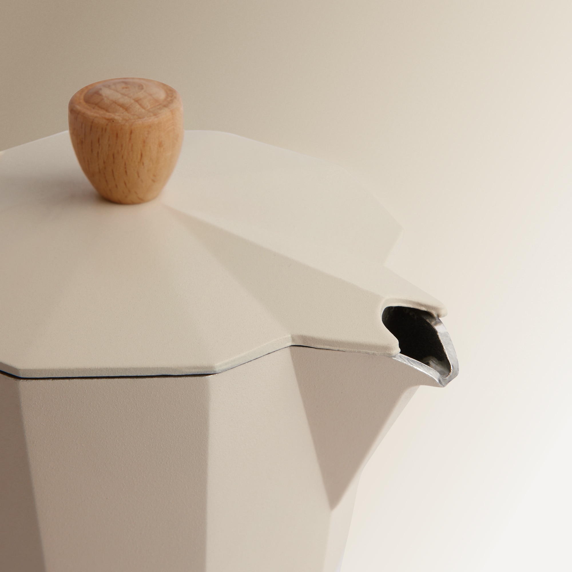 Cafeteira italiana Deco creme El Corte Inglés Creme-2