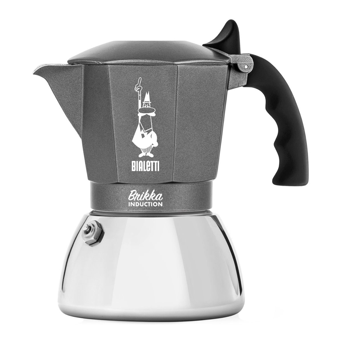 Cafeteira Brikka 4 Chávenas Cinzento-1