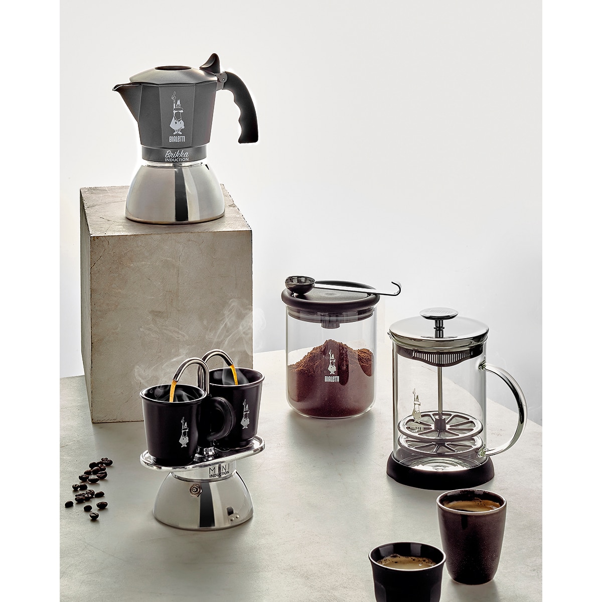 Cafeteira Brikka 4 Chávenas Cinzento-6