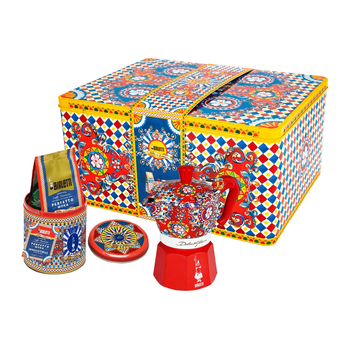 Conjunto de Cafeteira Moka e Café Dolce & Gabbana Vermelho-1