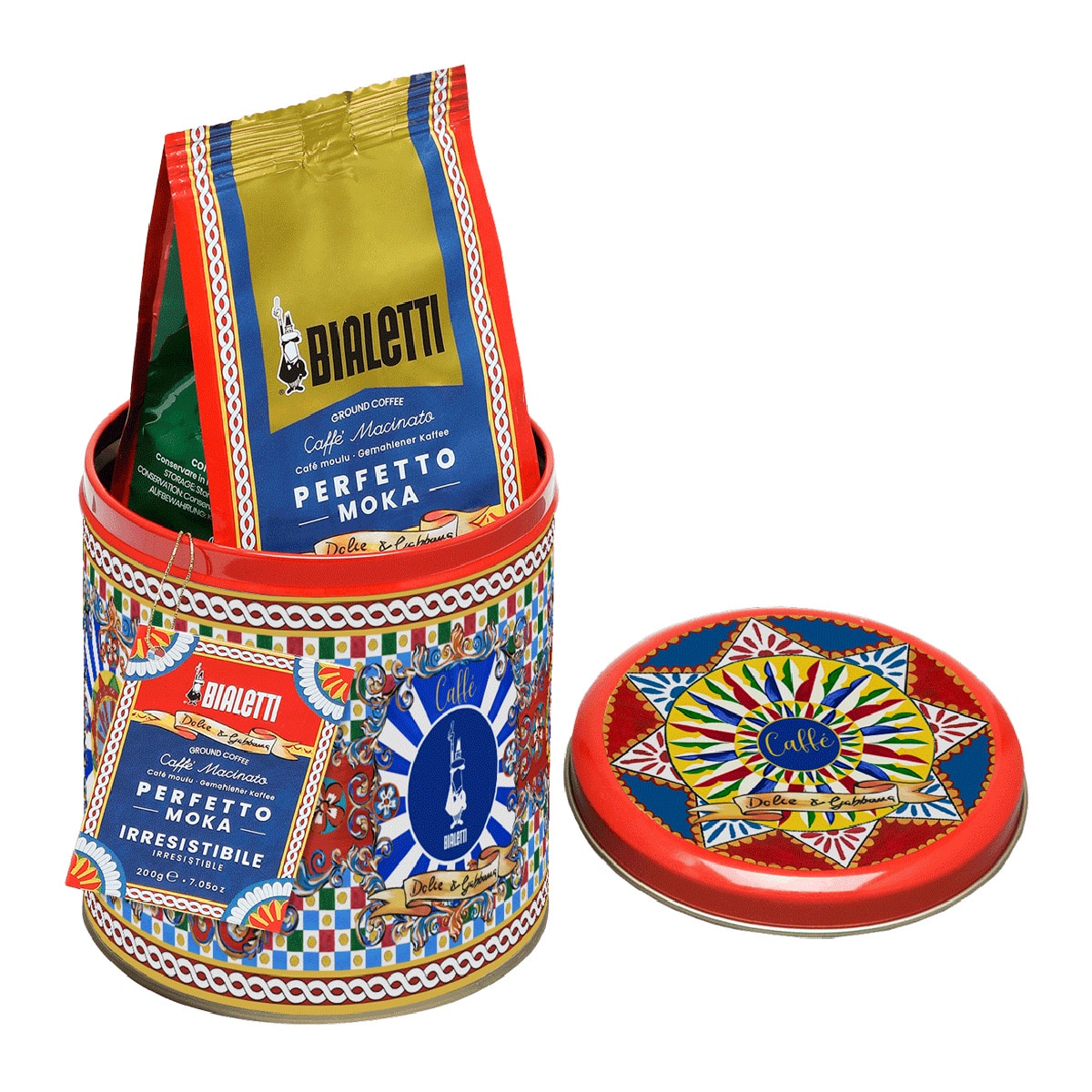 Conjunto de Cafeteira Moka e Café Dolce & Gabbana Vermelho-5