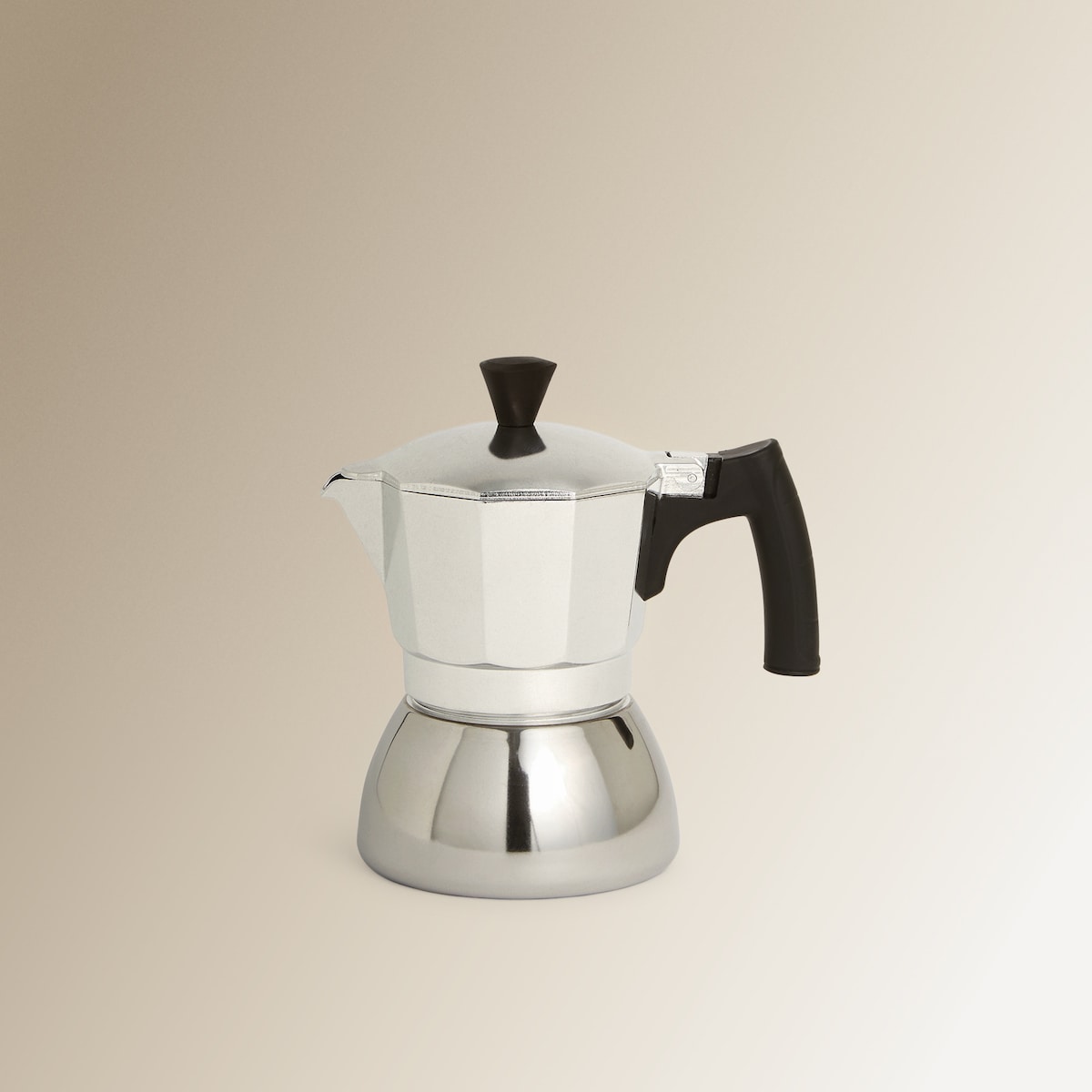 Cafetera de acero y aluminio El Corte Inglés 1