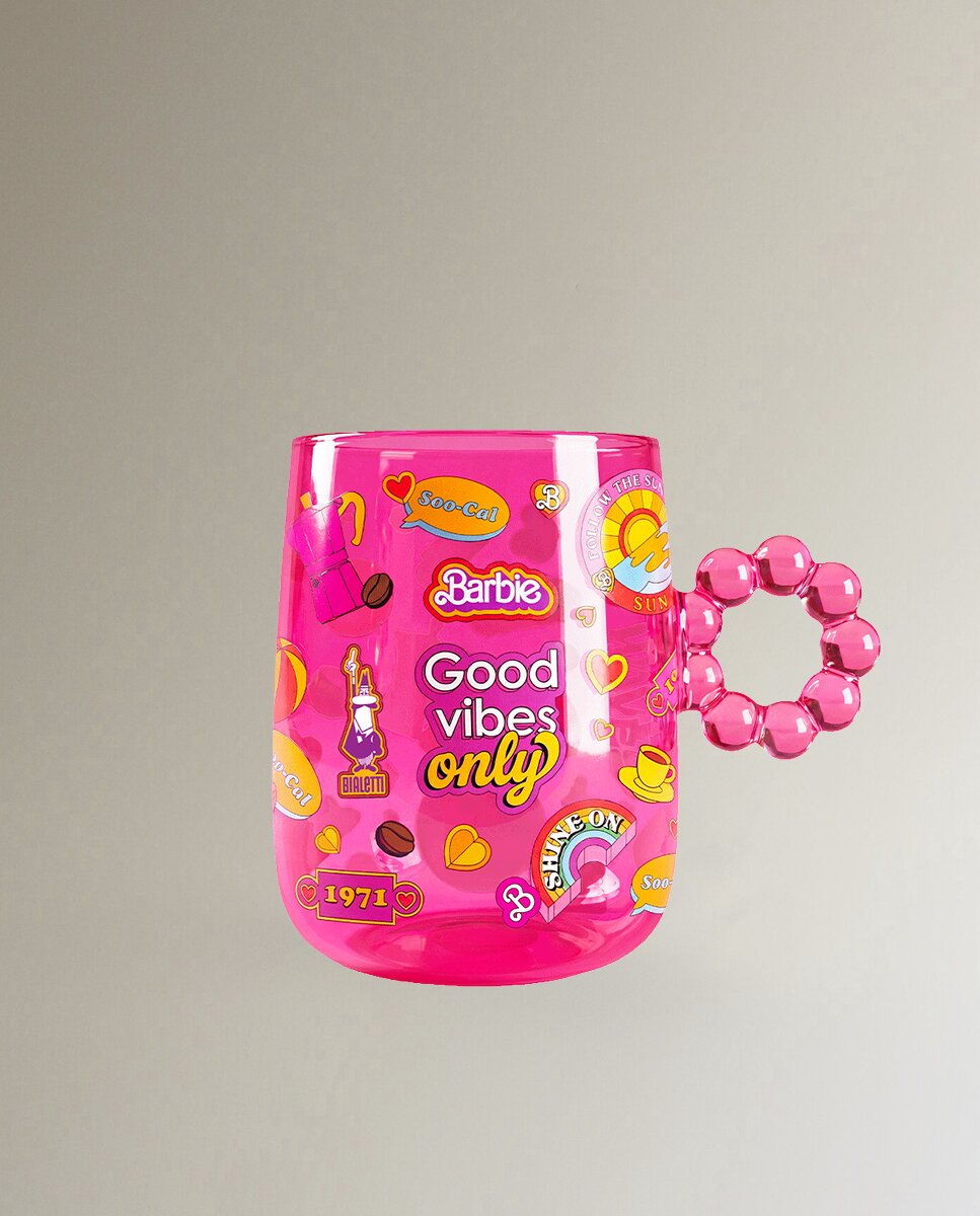 Imagen 0 de Mug Barbie Bialetti Rosa
