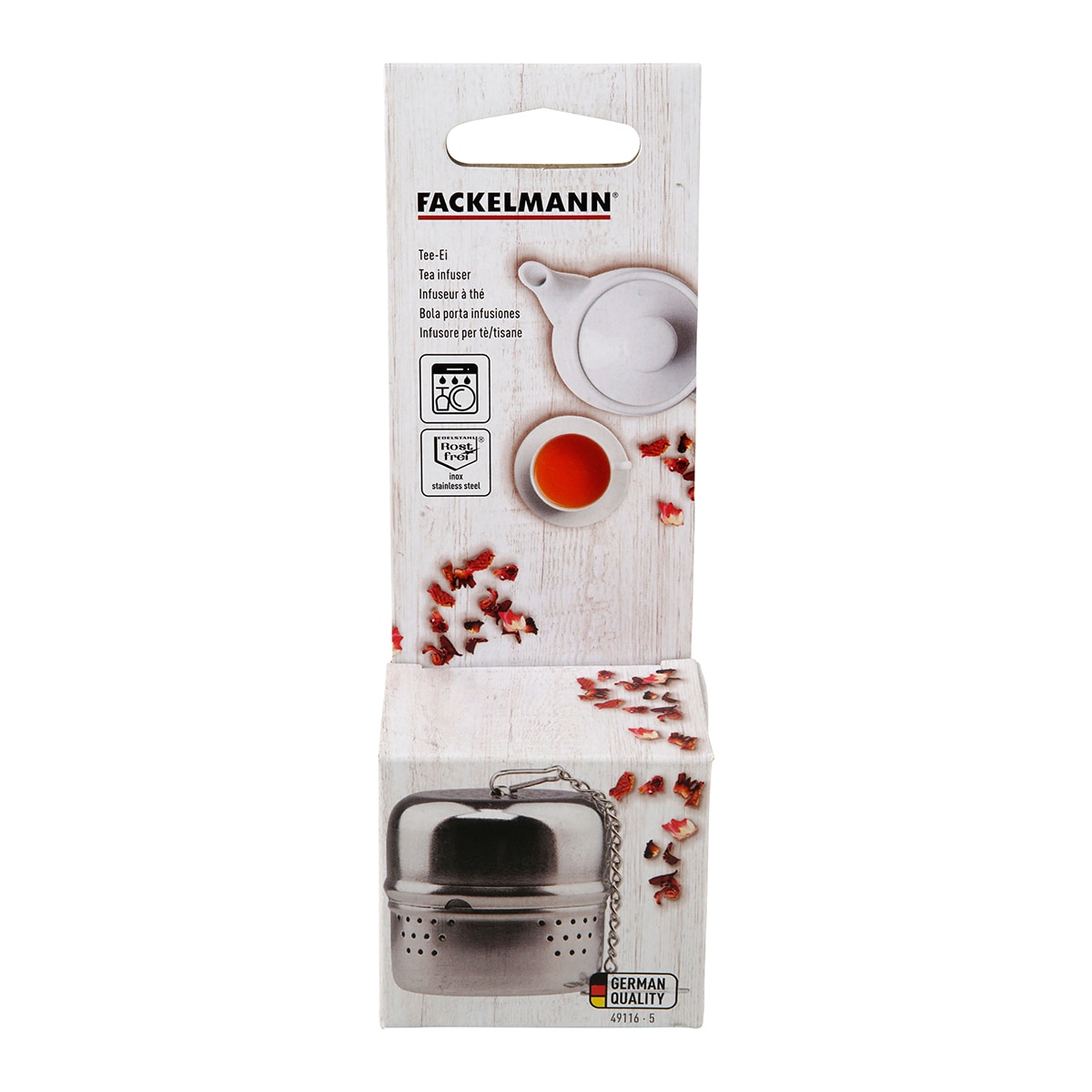 Bola porta infusiones Coffee&Tea Fackelmann Acero-2