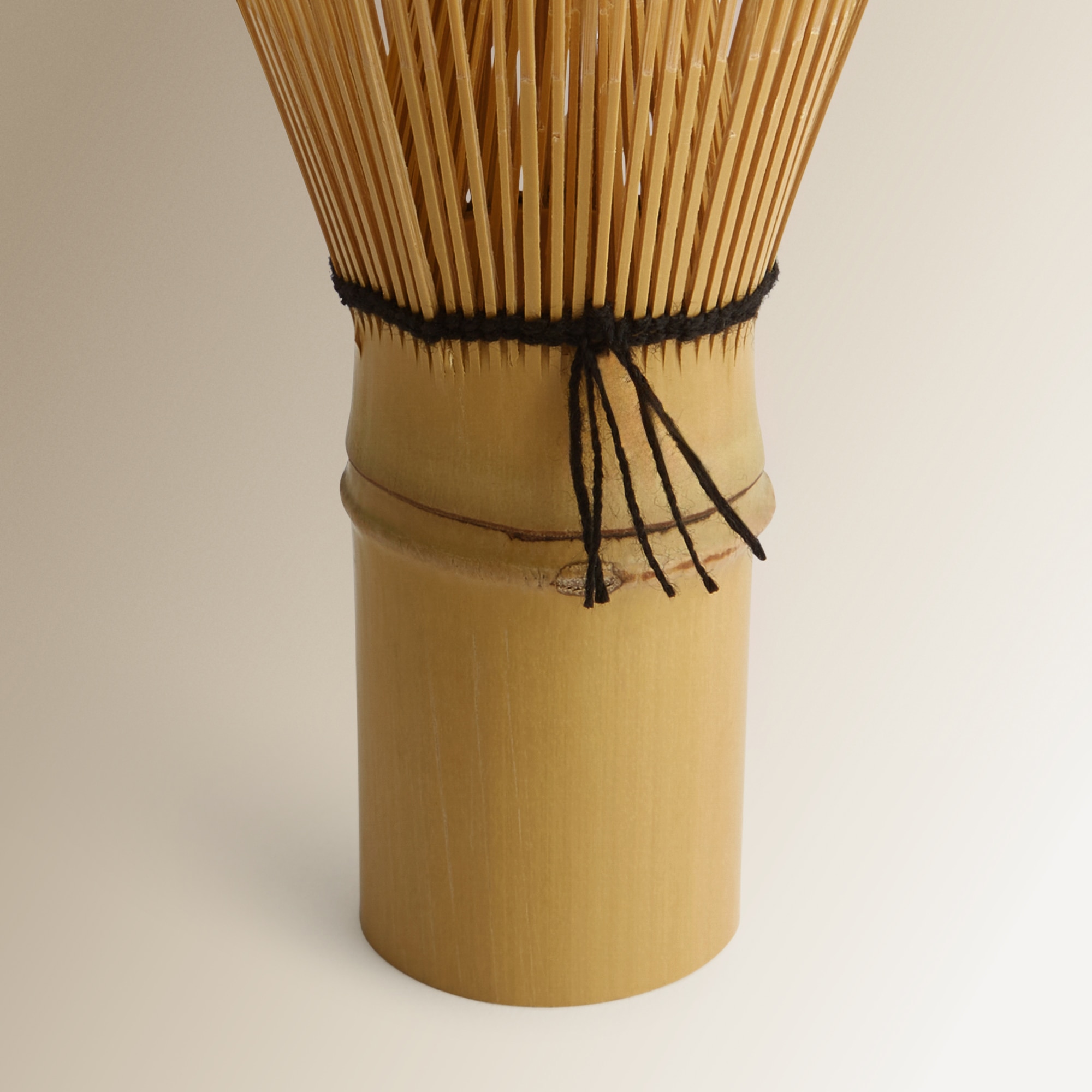 Batedor de Chá Matcha de Bambu Natural-3