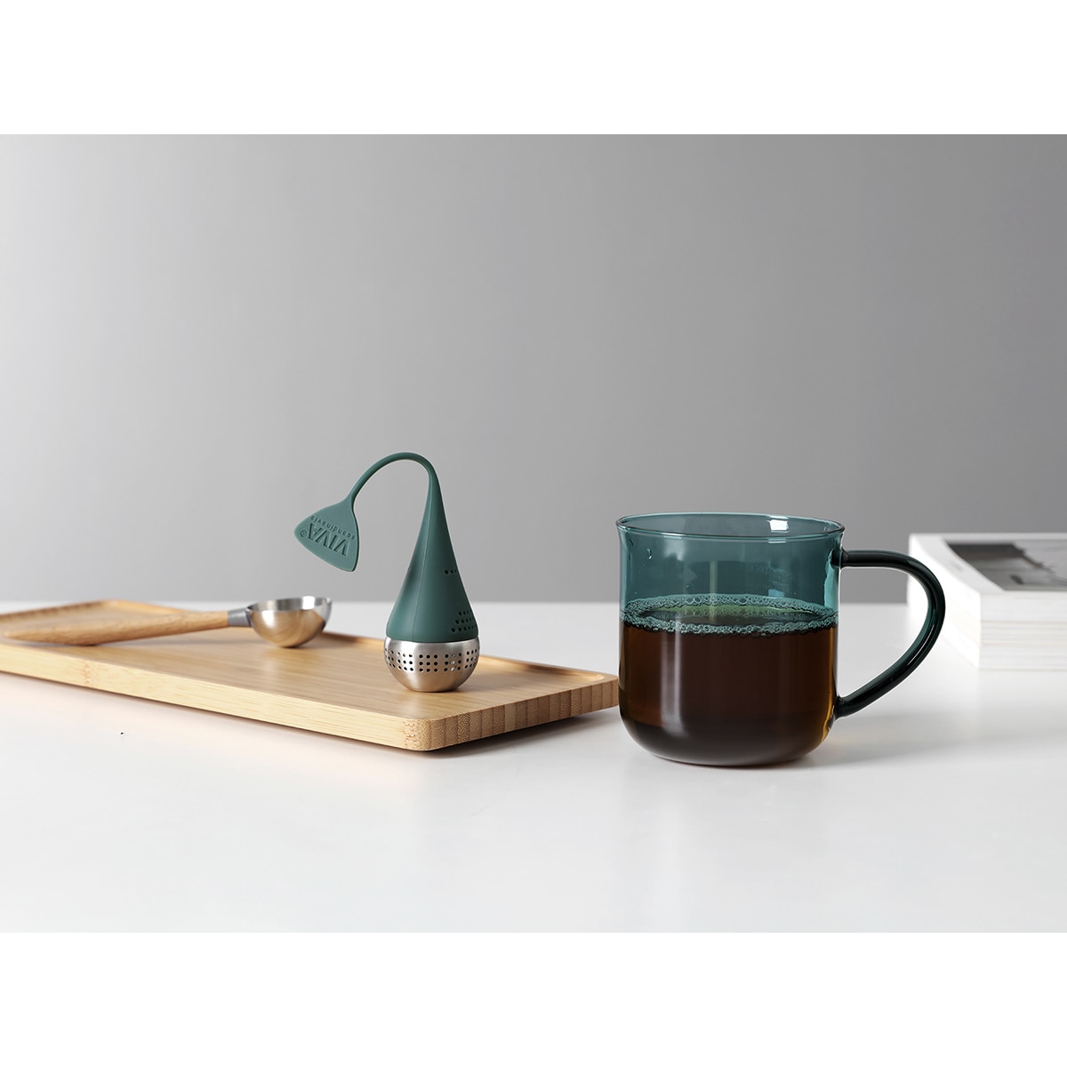 Infusor de Chá Infusion Tea Egg Cinzento-2