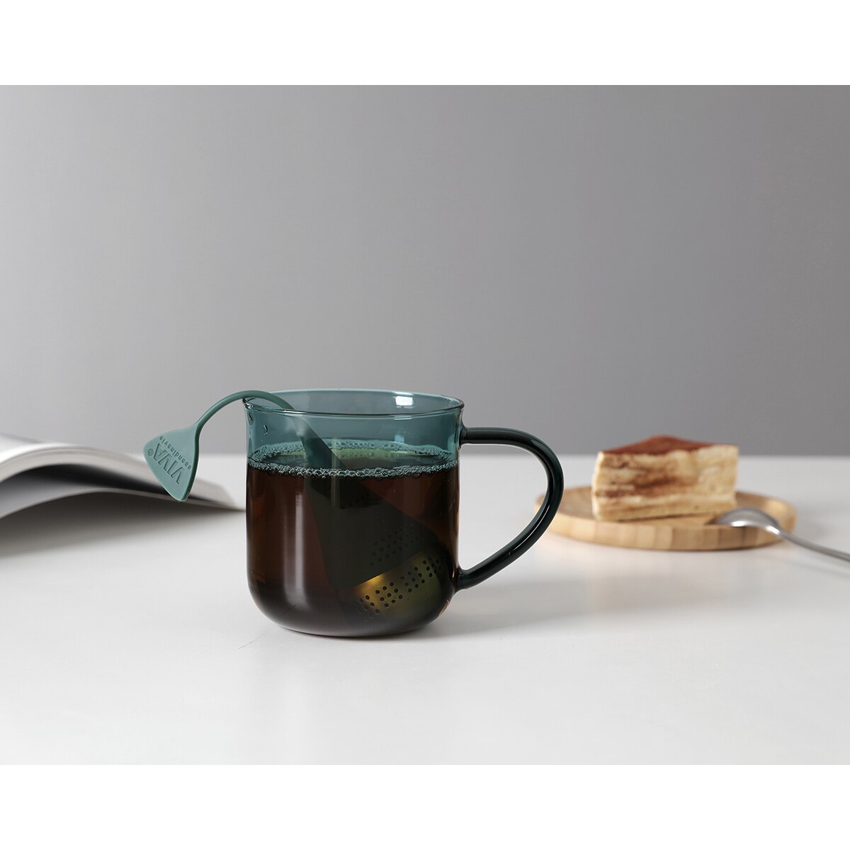 Infusor de Chá Infusion Tea Egg Cinzento-4