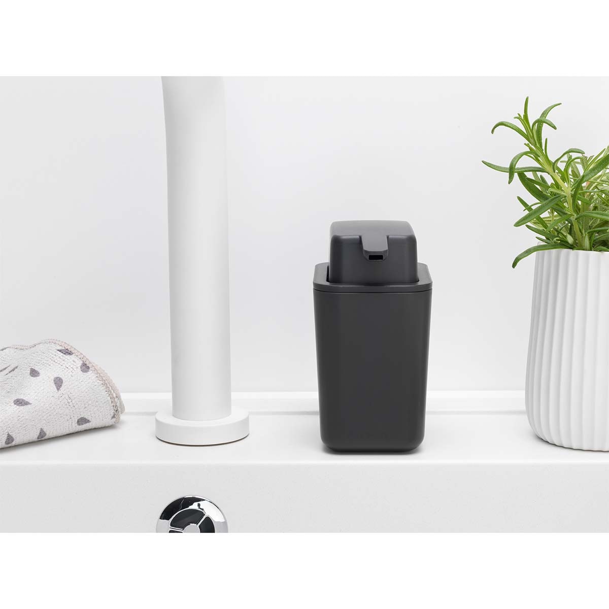 Dispensador de jabón SinkSide Brabantia - Gris oscuro Gris oscuro-7