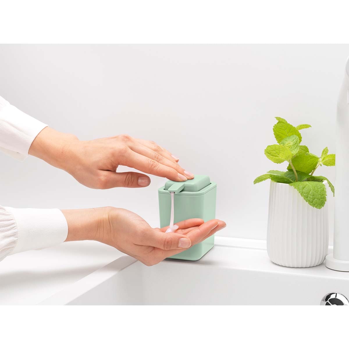 Dispensador de Sabão SinkSide Verde-menta-8