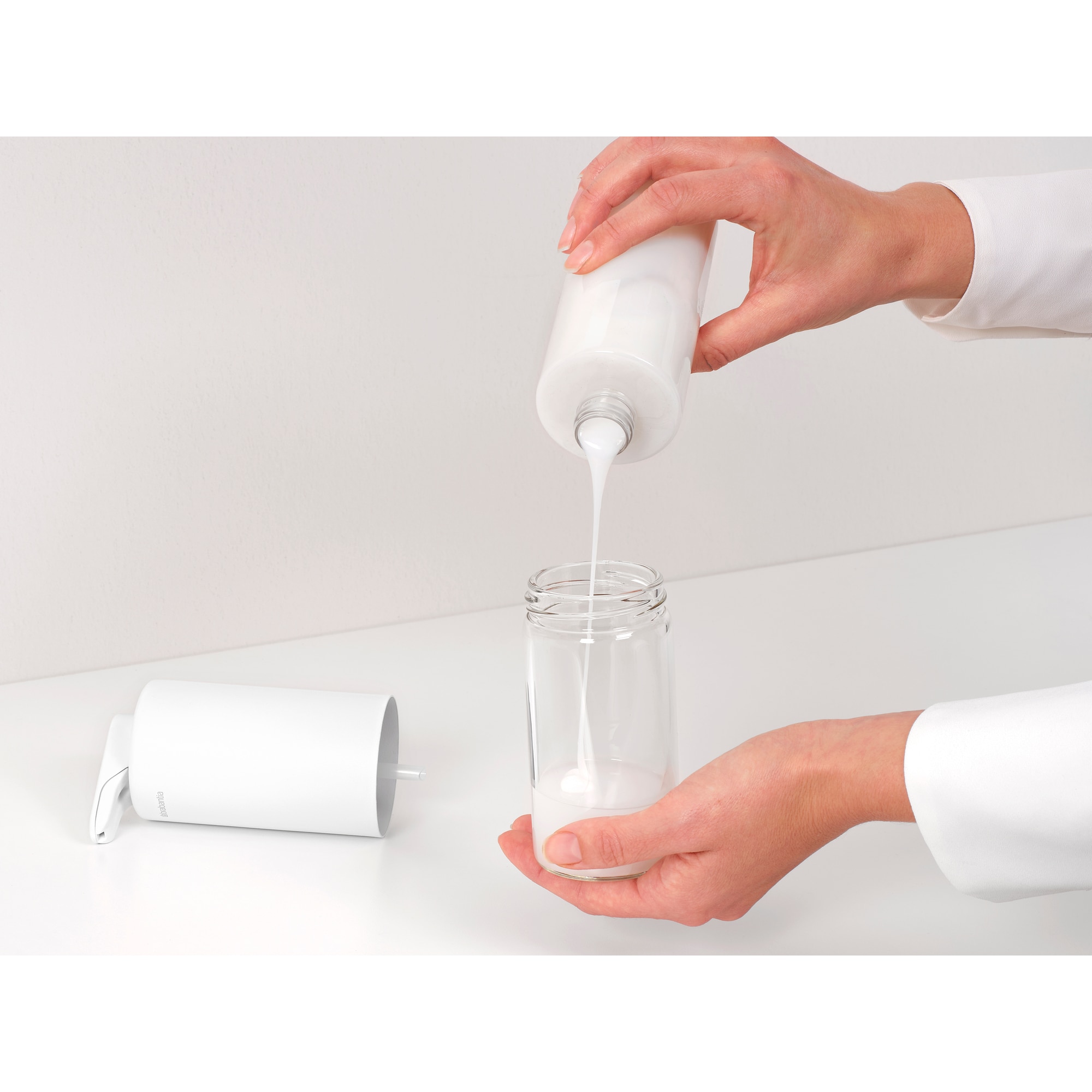 Dispensador de Sabão Sinkside Branco-5