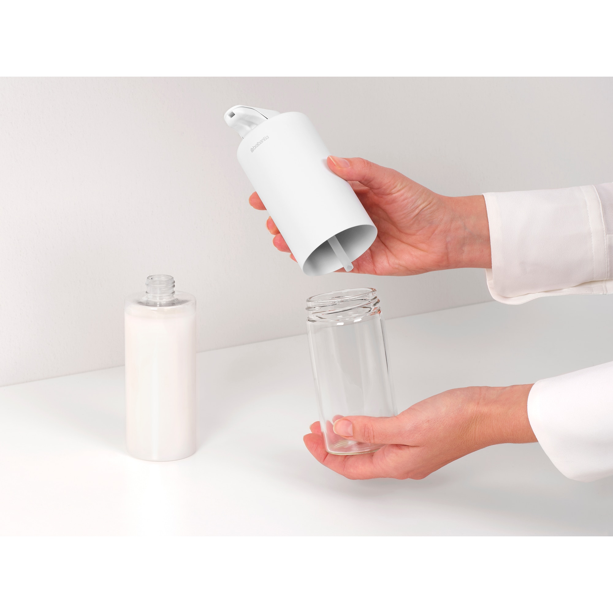 Dispensador de Sabão Sinkside Branco-6