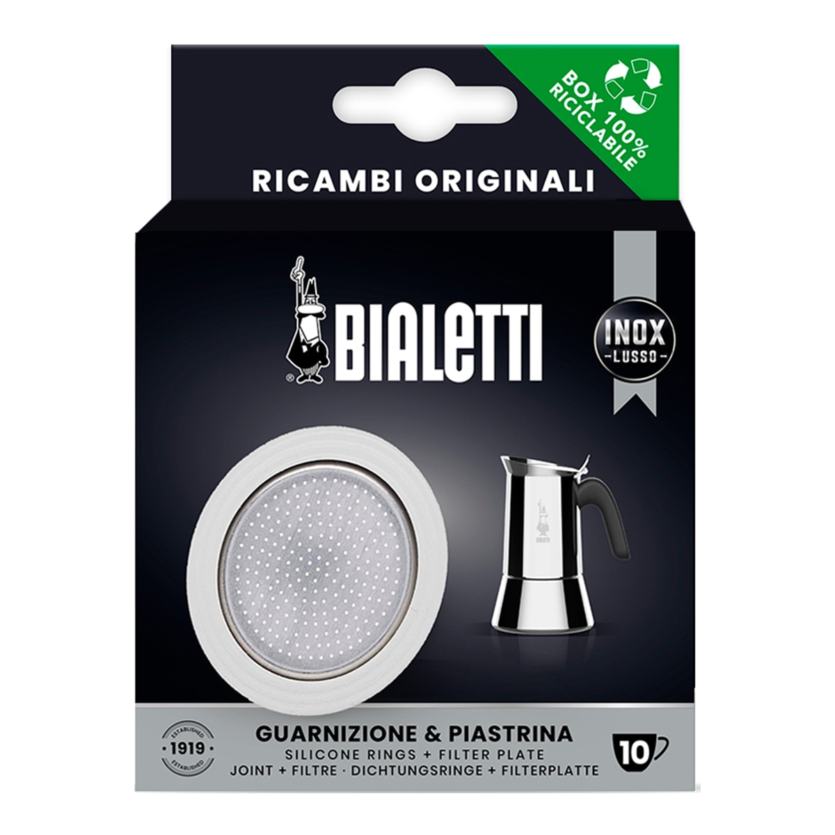 Junta de Silicone + Filtro para 10 Chávenas Vénus Branco-1