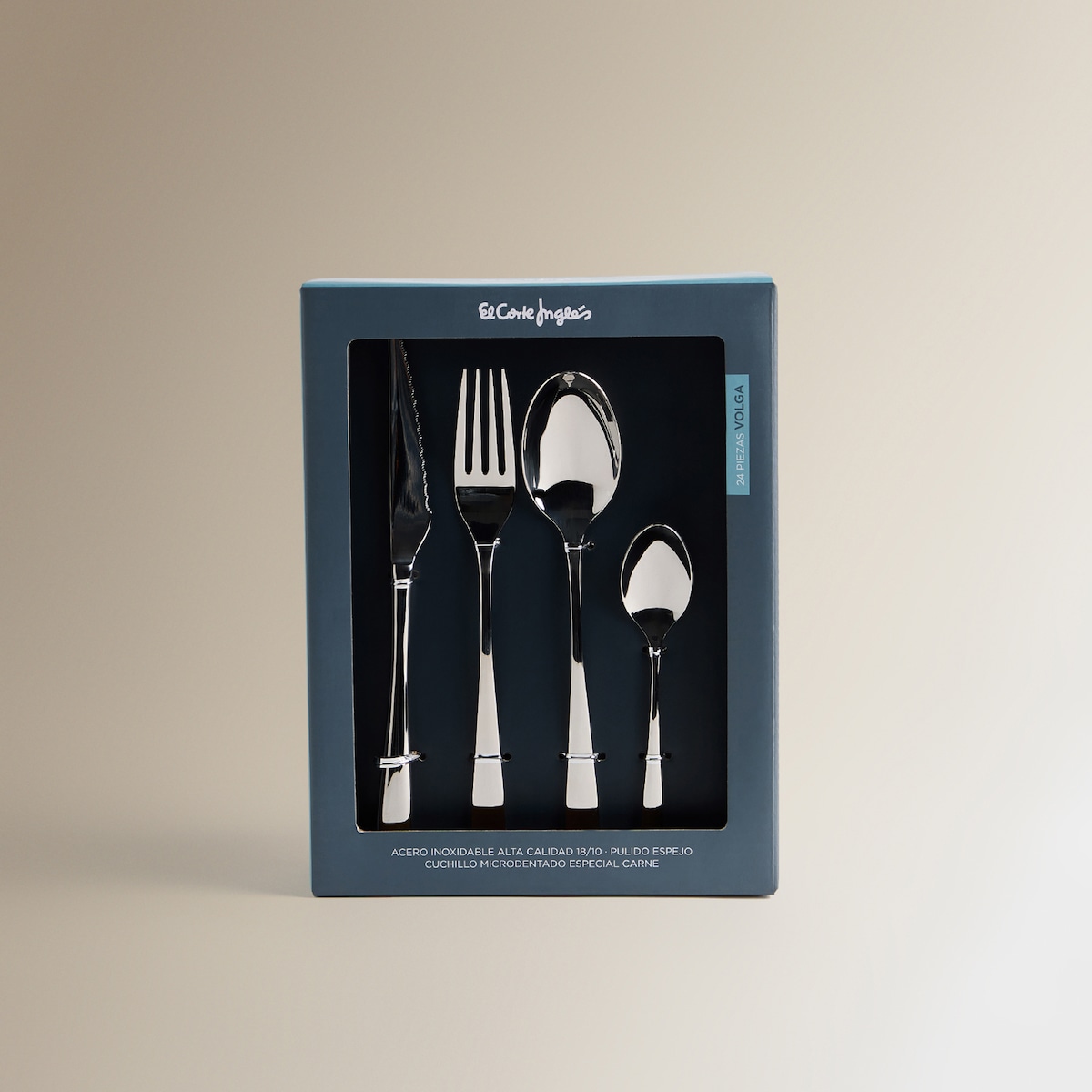 Faqueiro de 24 Peças Volga Aço-8