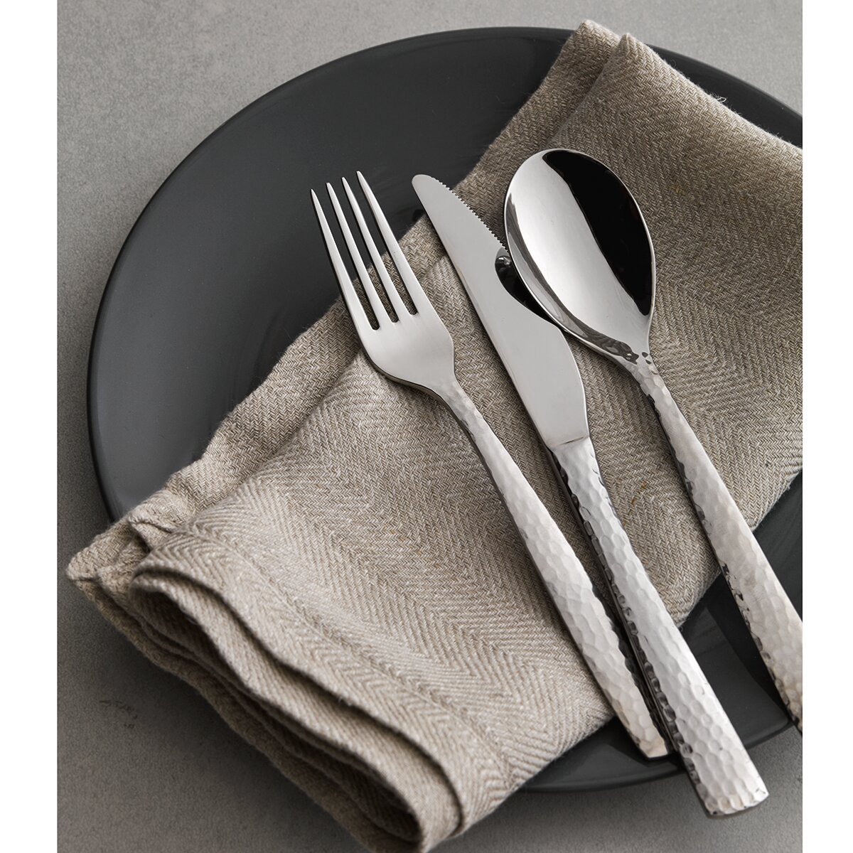 Faqueiro de 24 Peças Tiber Aço-9