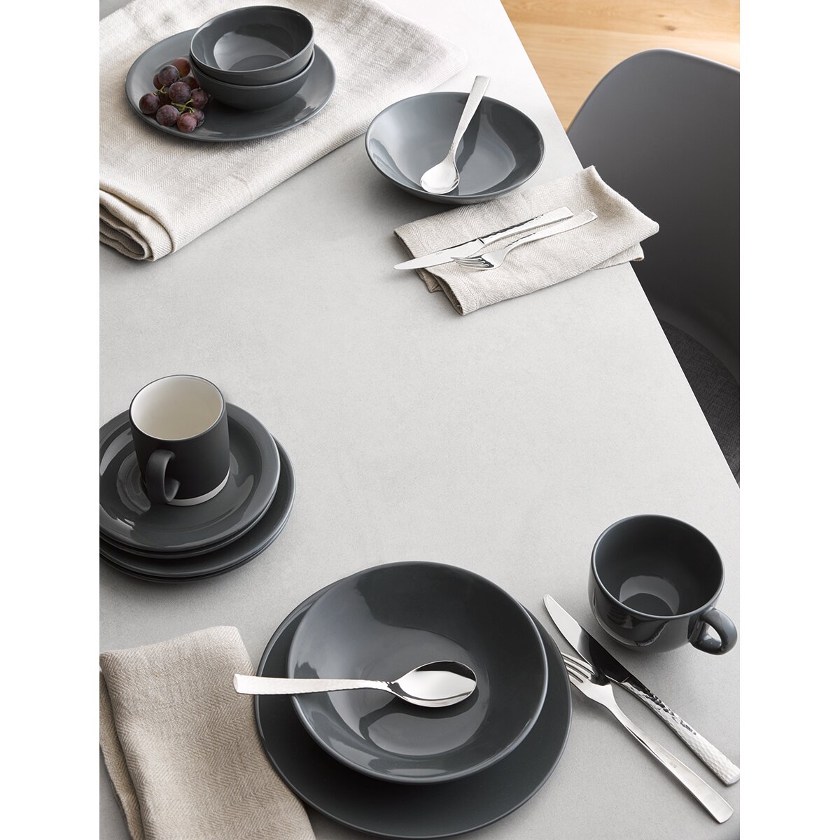 Faqueiro de 24 Peças Tiber Aço-10