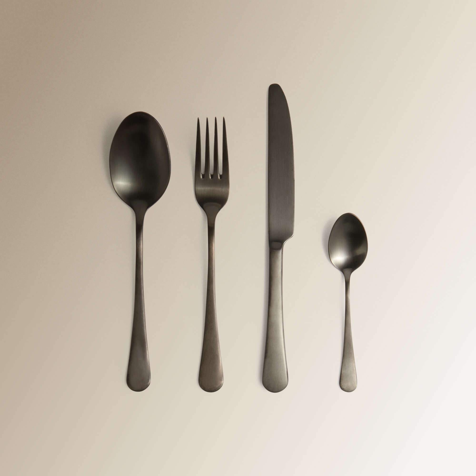 Faqueiro de 24 peças Glomma Preto-2