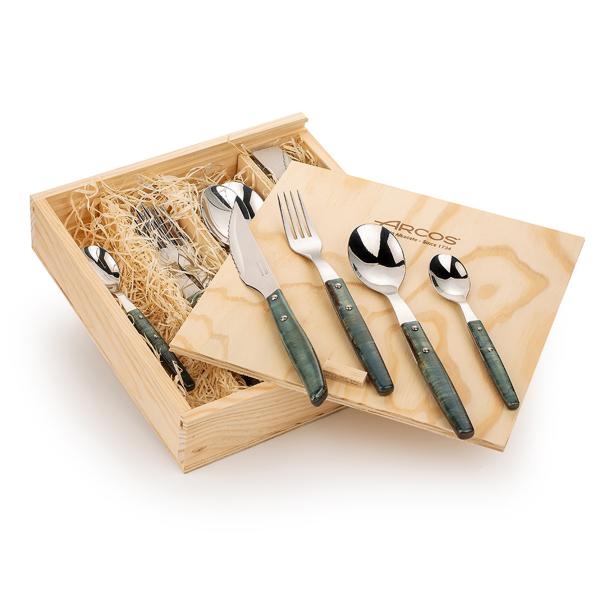 Cubertería de 16 piezas Forest Arcos