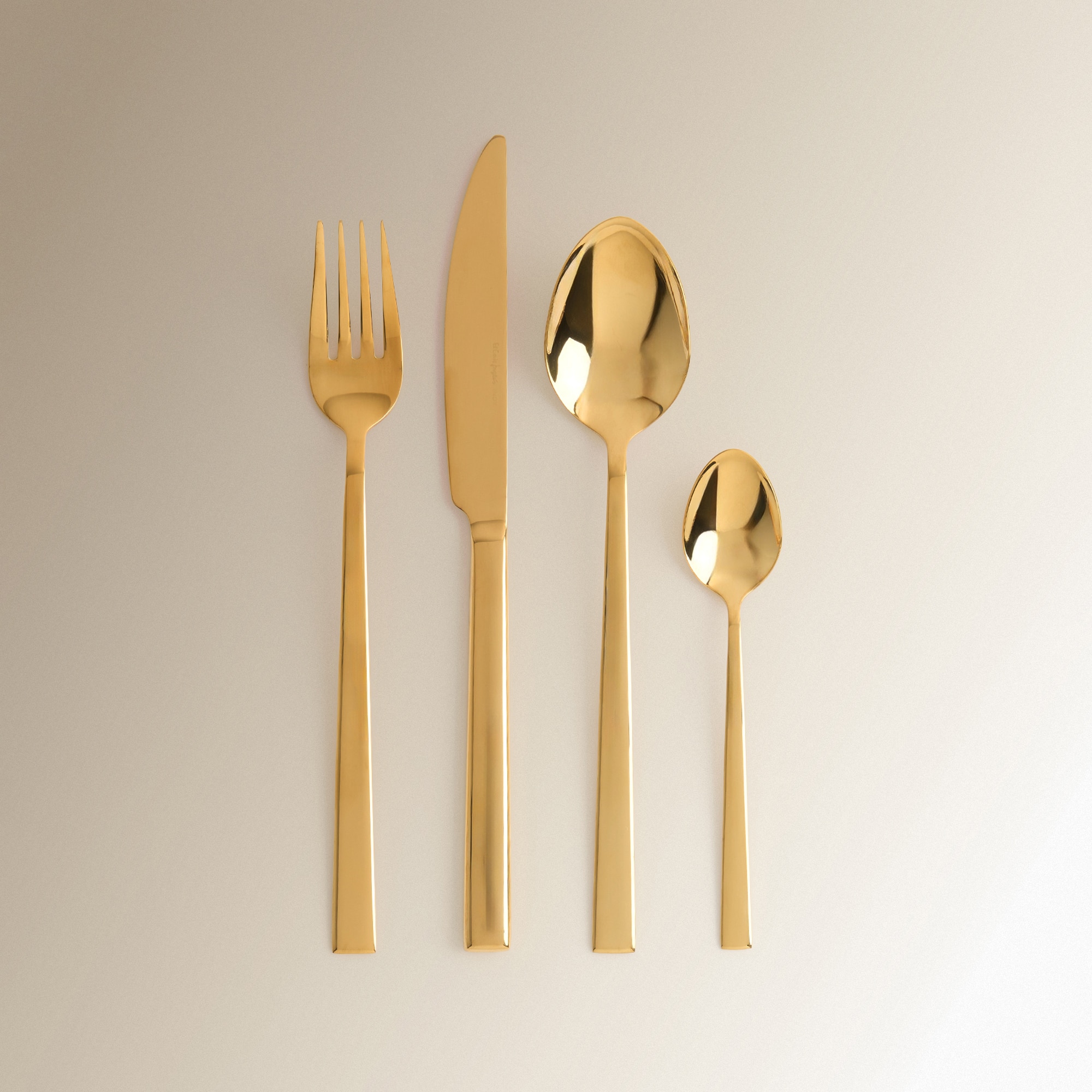 Faqueiro de 24 Peças Thamesis Gold Dourado-2