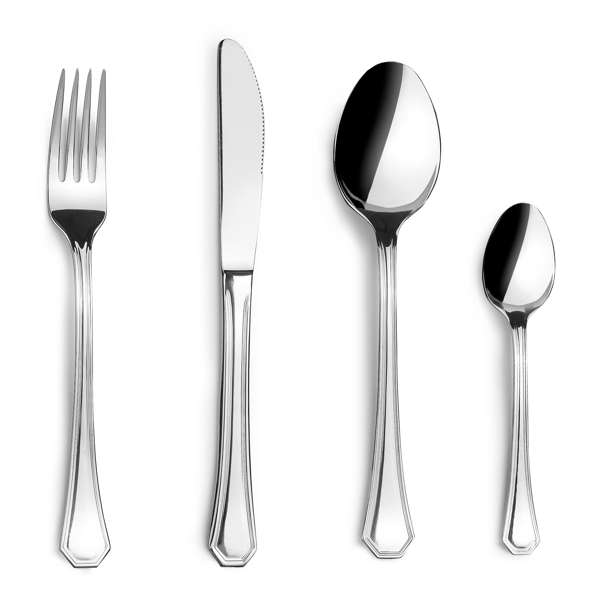 Faqueiro de 24 Peças Danúbio Aço-1