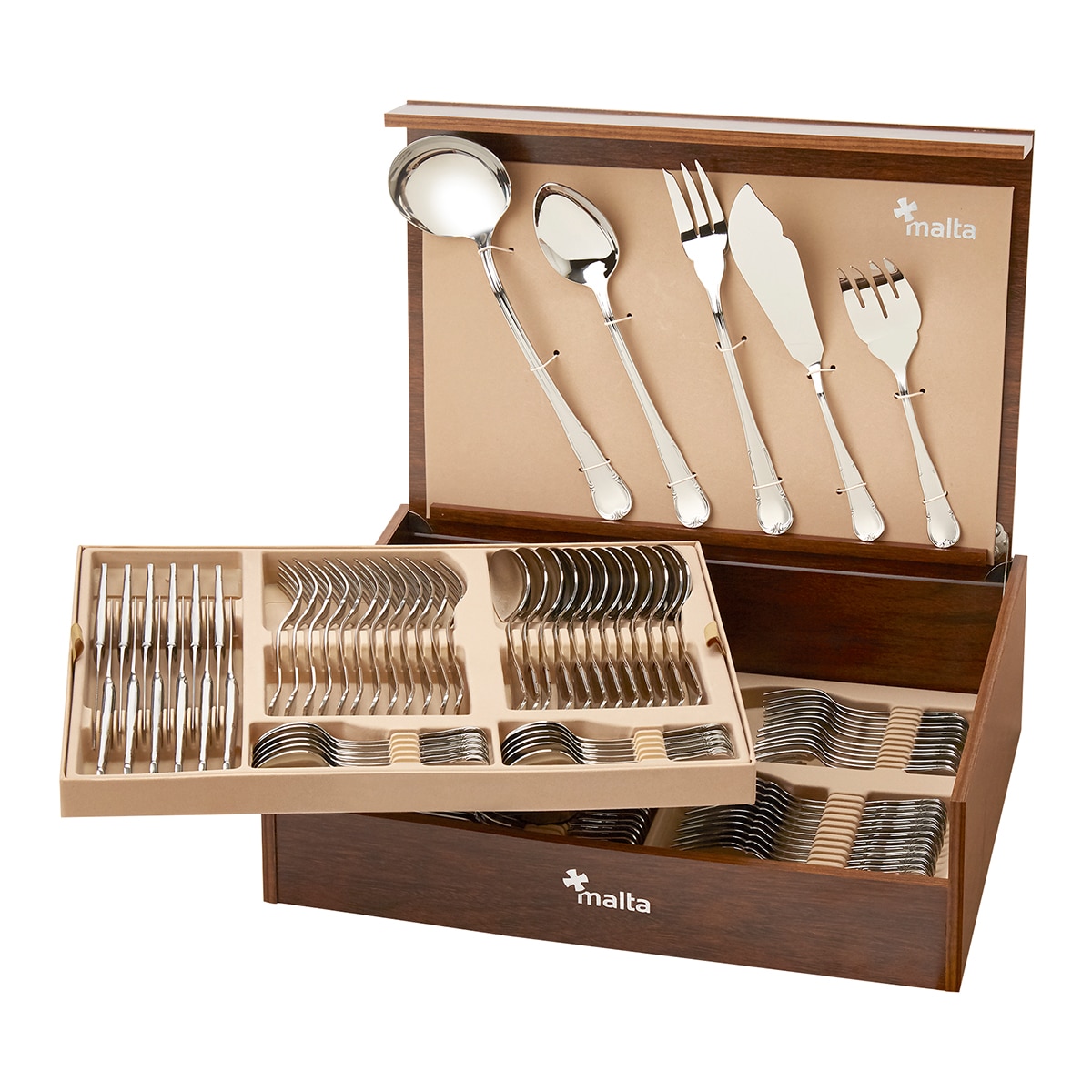 Faqueiro de 113 peças Desirée 4500 Aço-3