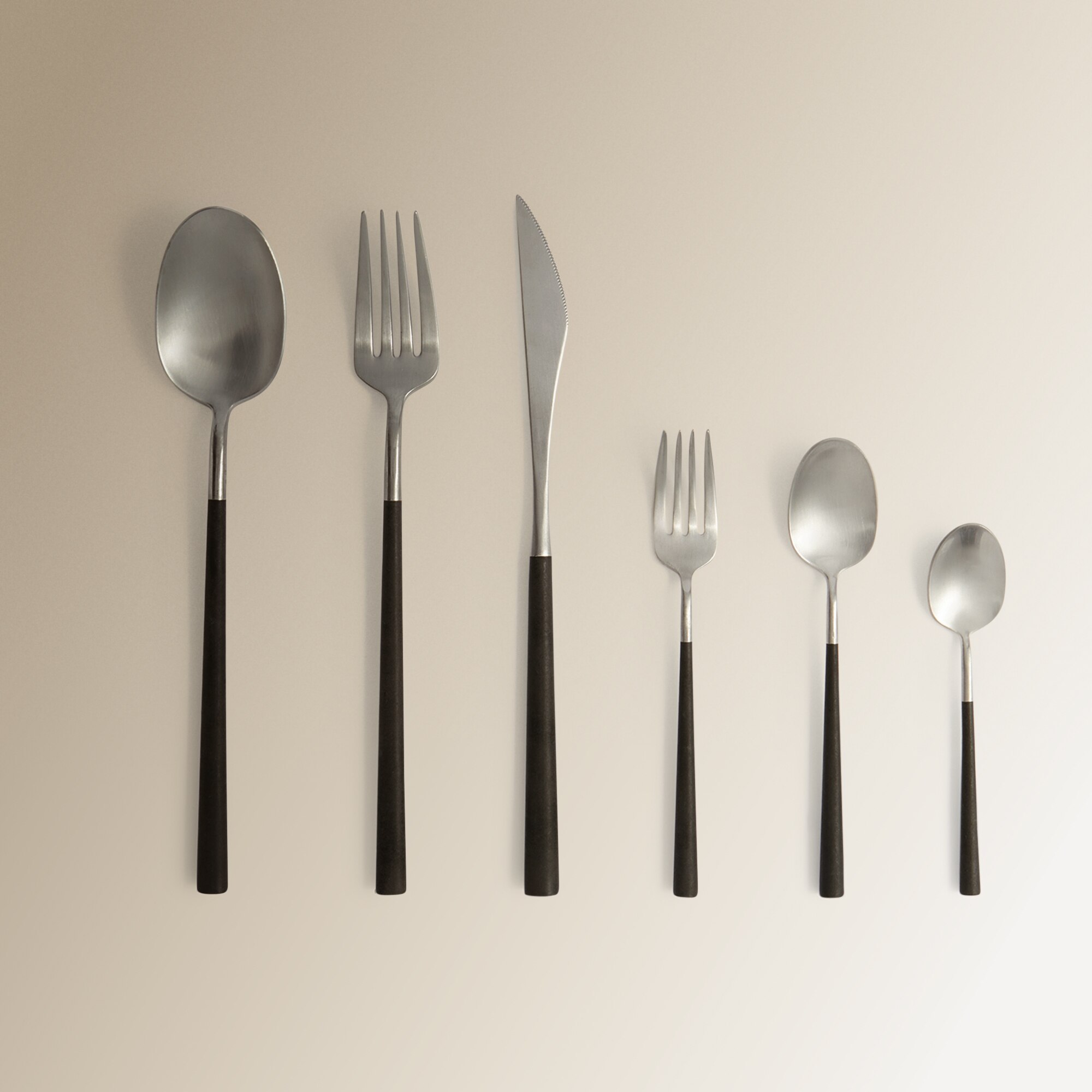 Colher de mesa Neo Preto Metálico-4